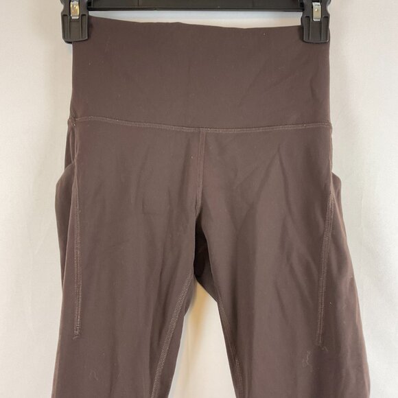 Lululemon Wunder Train High-Rise Tight 25" Solid Purple Color 4 - Picture 2 of 11